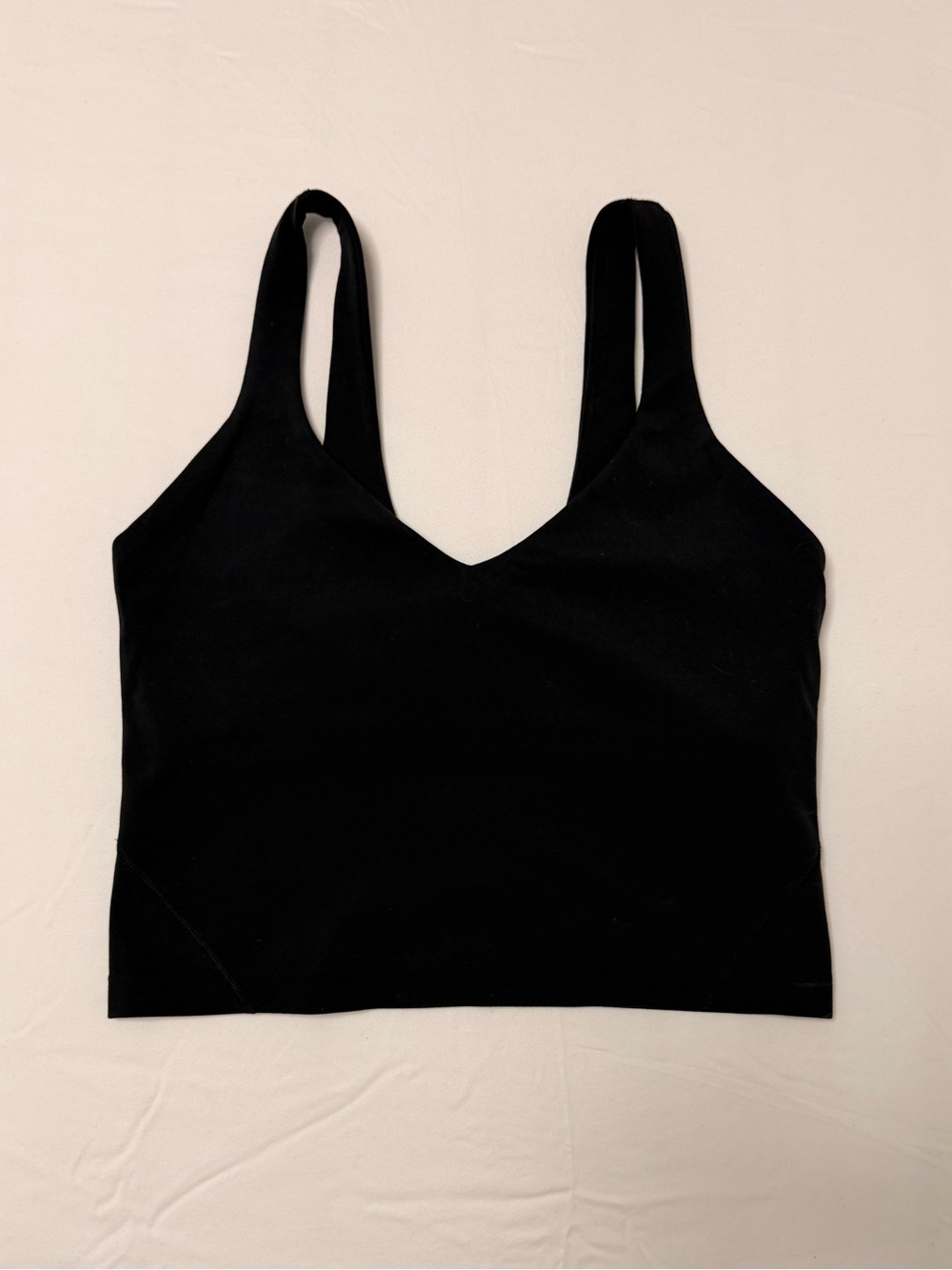 lululemon athletica Black V-Neck Seamless Tank